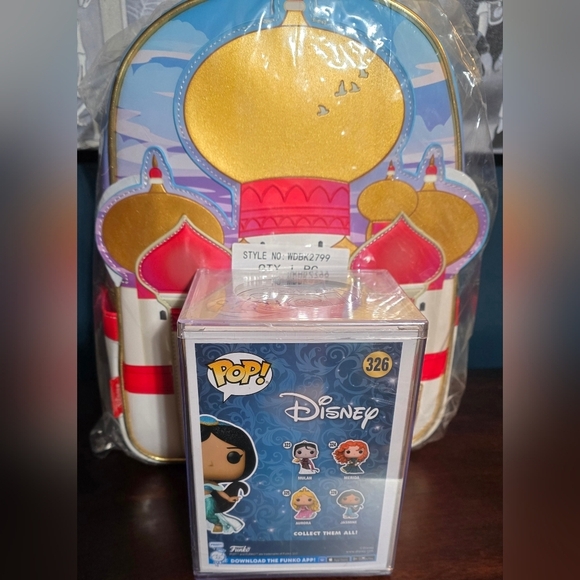 Loungefly Disney Aladdin LE Backpack and Jasmine Pop! main image 7